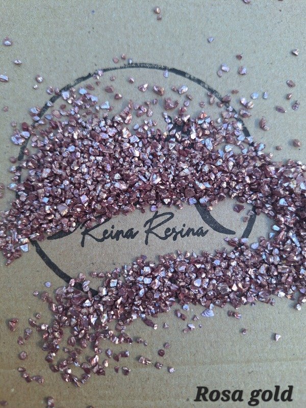 Producto - Vidrio triturado varios colores ELEGIR 40 gr