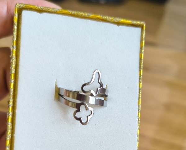 Producto - Anillo Mariposa y Flor