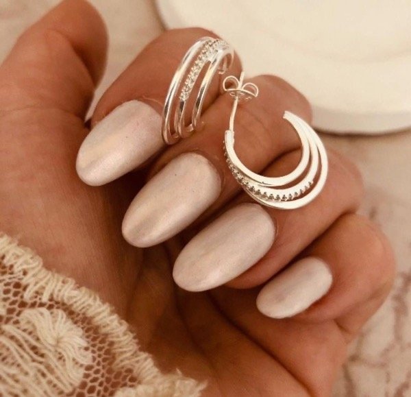 Producto - Pasantes estilo argollas triples Plata 925