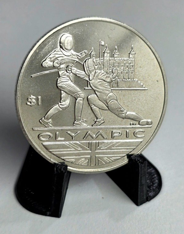 Producto - Islas Vírgenes Británicas 1 Dolar 2012 Juegos Olímpicos de Londres UC#111 Unc