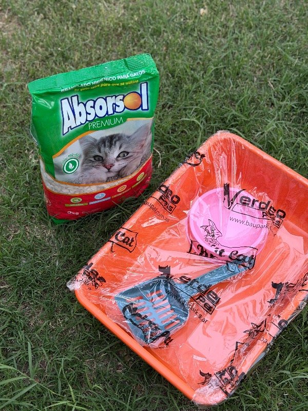 Producto - Kit de gato (piedras + bandeja sanitaria)