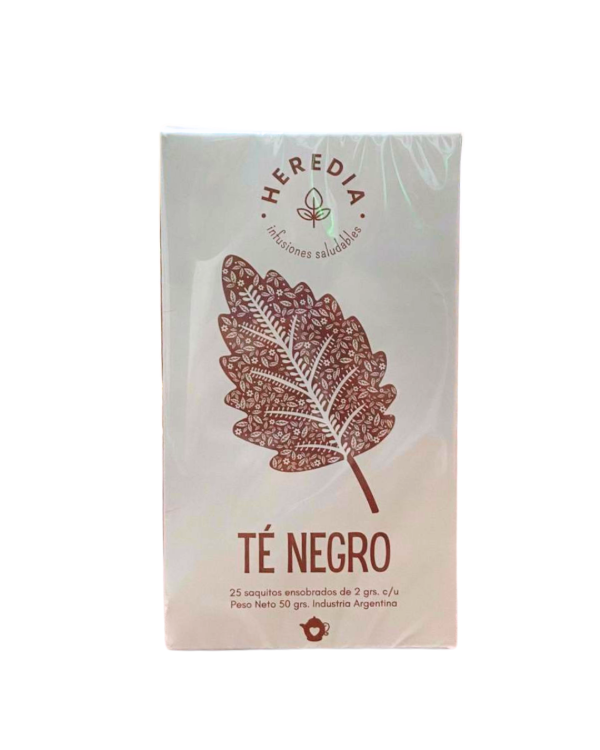 Producto - TÉ NEGRO HEREDIA 25 SAQUITOS