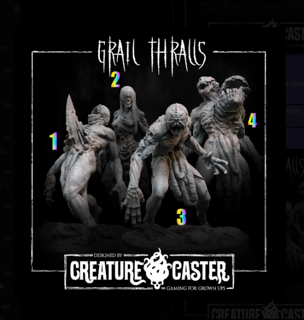Producto - Esclavos del Grial 3 c/u