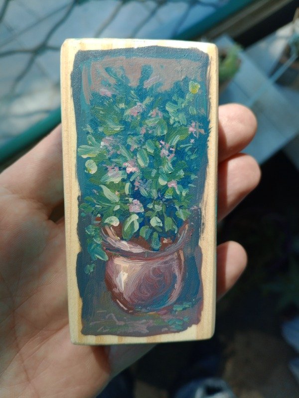 Producto - Florero - de la serie micropinturas