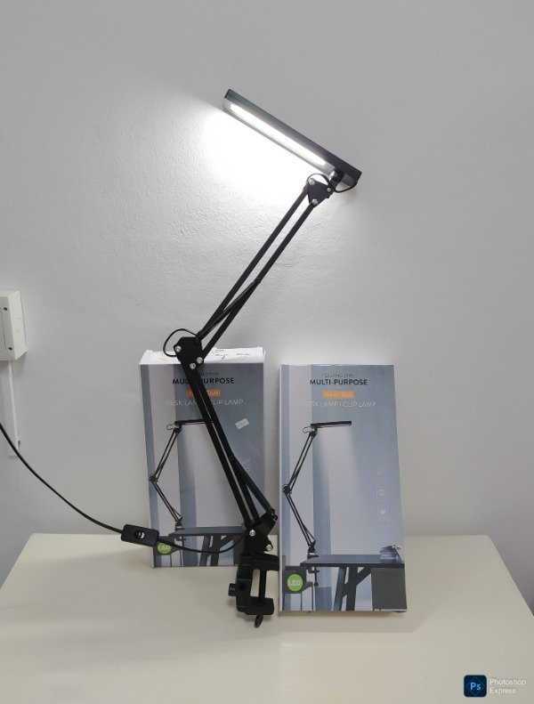 Producto - Lámpara led plegables articulada de escritorio con morza - 1