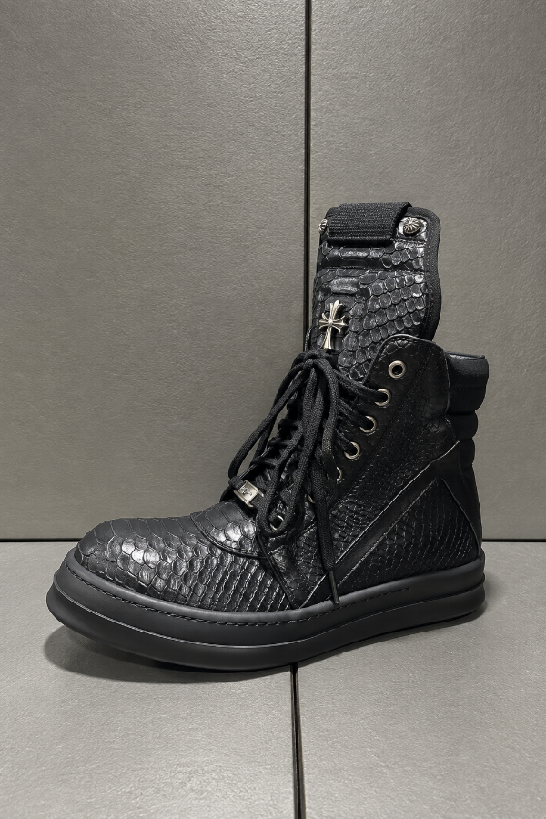 Producto - RICK OWENS GEOSBASKET PHYTON X CHROME HEARTS - 0