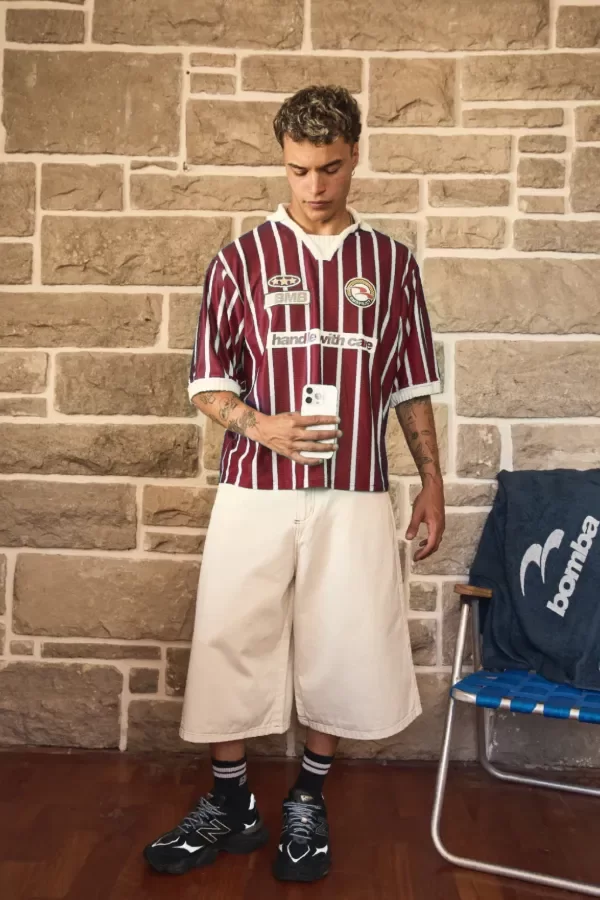 Producto - CAMISETA STRIPES BORDO - BMBPRJCT - 0