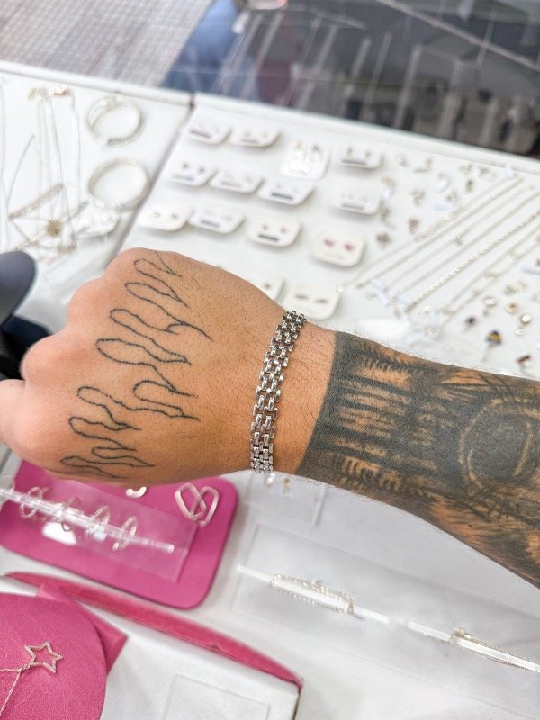 Producto - Pulsera eslabonada acero quirúrgico unisex