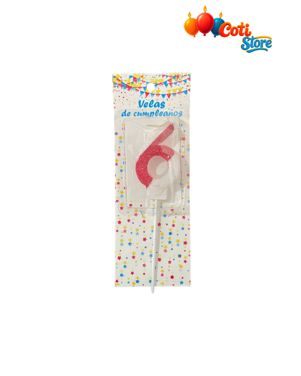 Producto - Vela Palito con Gibre River Plate N6 x6 Unidades