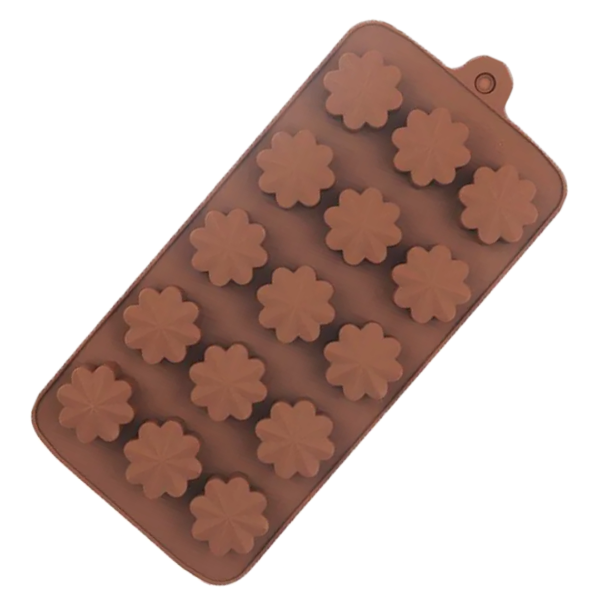 Producto - Molde Silicona Bombones Crisantemos x15 Ideal P/ Velas Jabones (029A5)