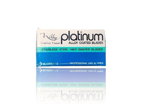 Producto - Caja de filos platinum x 12 cajitas de 5 hojas