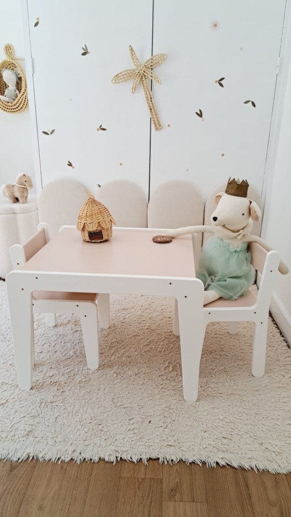 Producto - Mesa Infantil + 2 Sillas Fully Painted