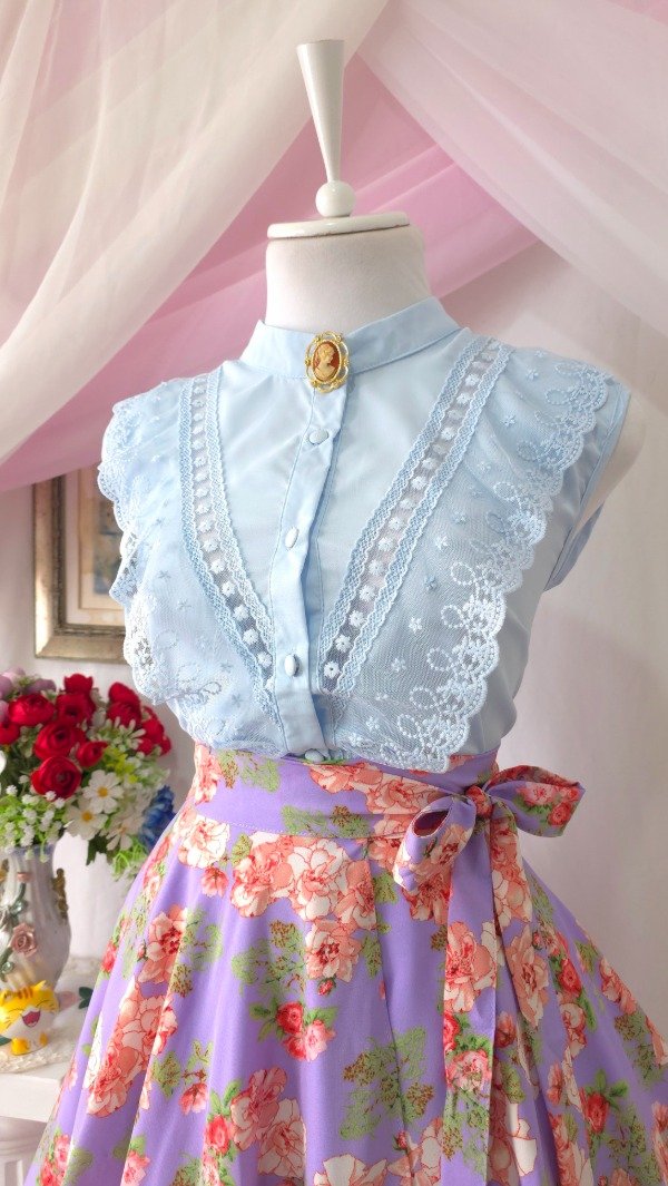 Producto - Camisa Irina Celeste! IMPORTADA NUEVA