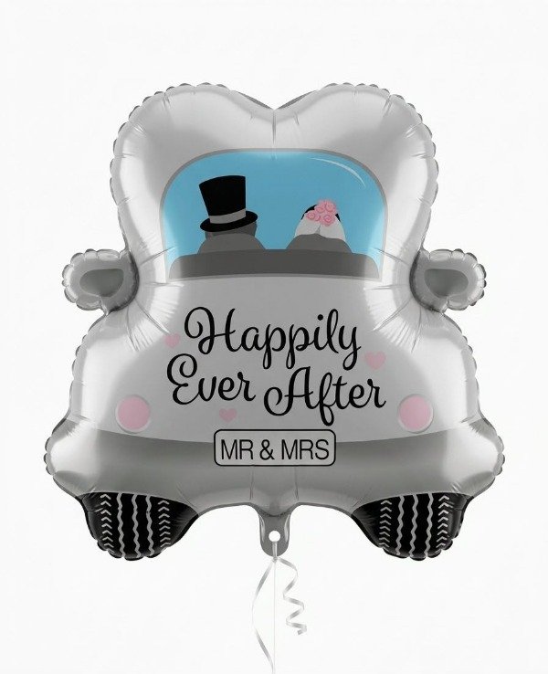 Producto - AUTO CASADO DESPEDIDA BODA 60CM