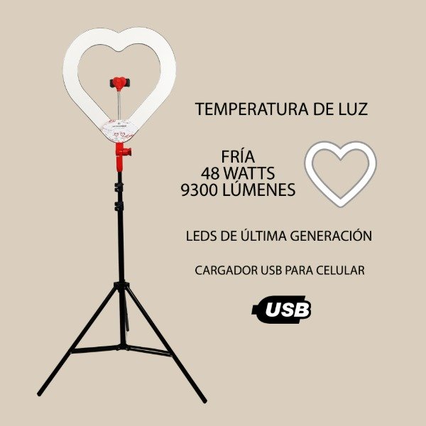 Producto - Corazón de Luz Temperatura de color Fría