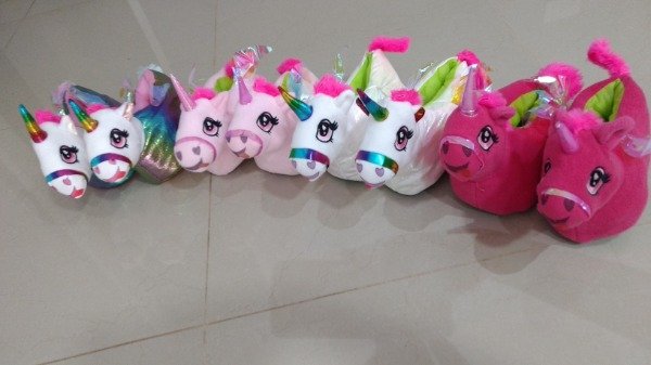 Producto - Pantuflas Unicornio Peluche