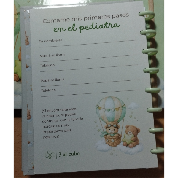 Producto - Contame Mis Primeros Pasos En El Pediatra - Verde - 3 al cubo - 2