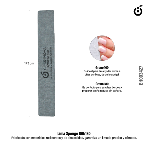 Producto - Lima recta 100/180 cherimoya