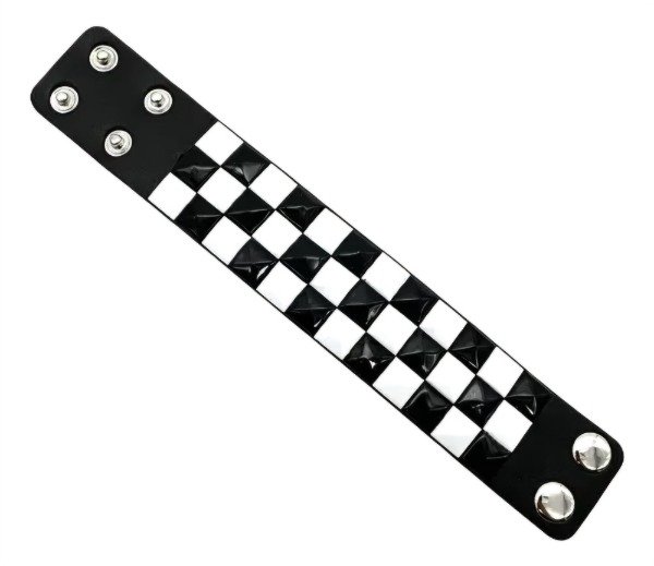 Producto - Pulsera Tachas Muñequera Damero - 2