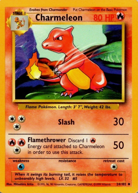 Producto - Charmeleon (24/102) [Base Set Unlimited]