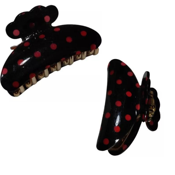 Producto - Broche Para Pelo Estampado Lunares Para Mujer - 3