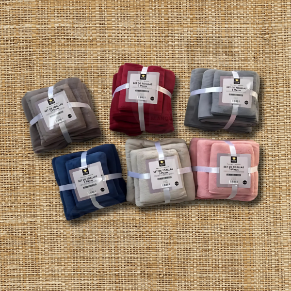 Producto - SET DE TOALLAS 3 PIEZAS