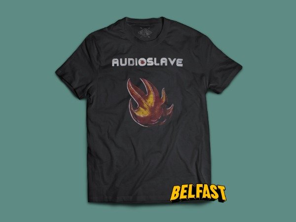 remera audioslave fire