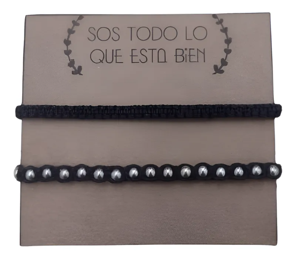 Producto - Pulseras Dobles Lisa y Bali