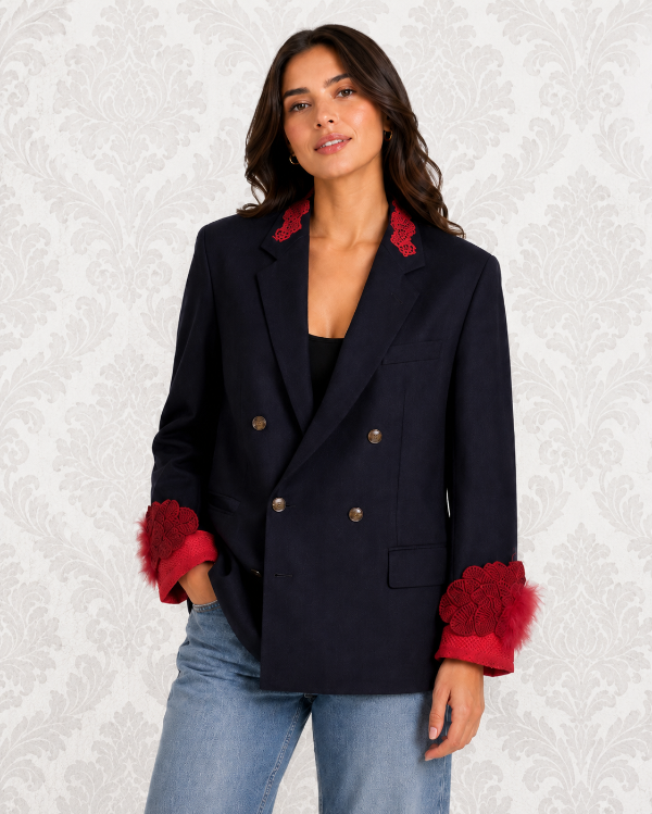 Producto - Saco cruzado puños Boticceli