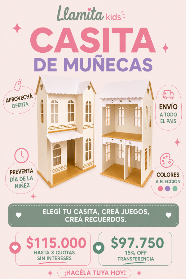 Producto - Casita de muñecas PREVENTA