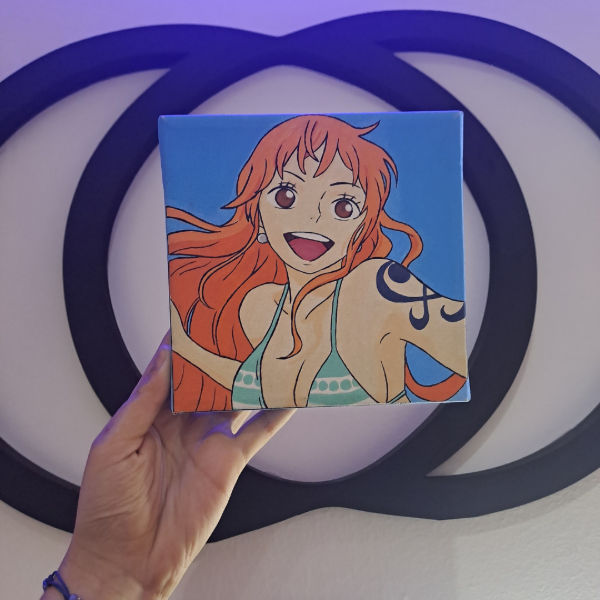 Producto - CUADRO 20x20 - Nami One Piece