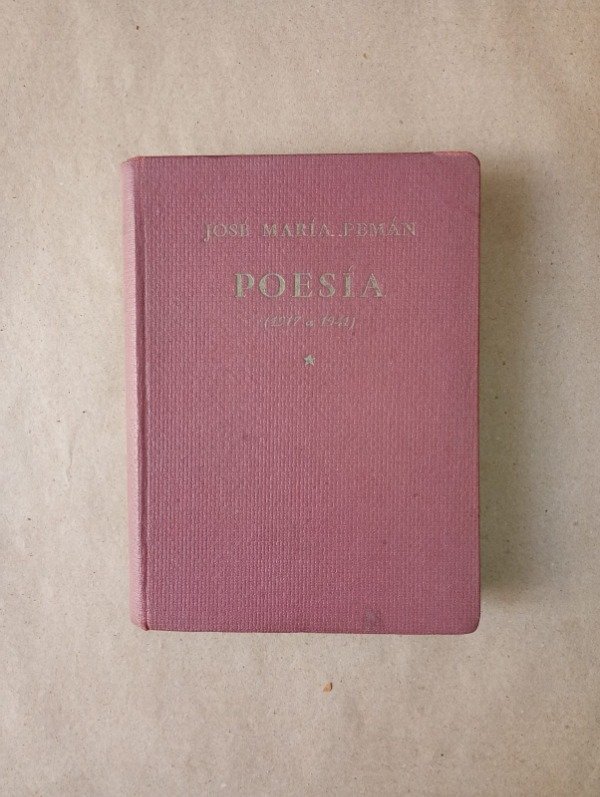 Producto - Poesía - José María Pemán - Escelicer 1941 - Tapa dura