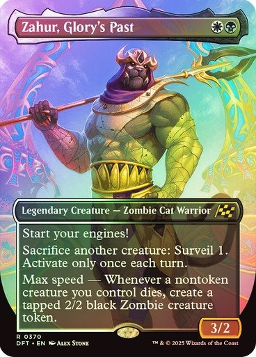 Producto - Zahur, Glory's Past (Borderless Foil)