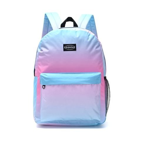 Producto - MOCHILA 17" ESPALDA DEGRADE GOODPAK LILA Y CELESTE