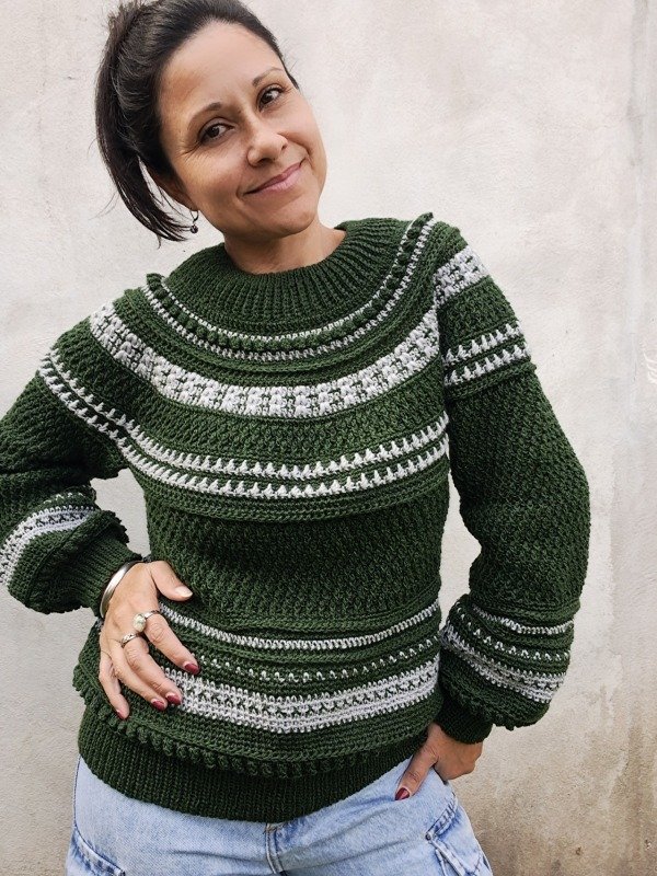 Producto - Mini curso de tejido Sweater Valentía