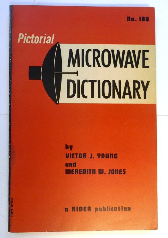 Producto - MICROWAVE DICTIONARY - VICTOR J. YOUNG - MEREDITH W. JONES - RIDER - 1956