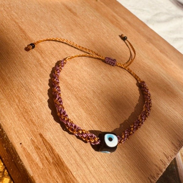 Producto - Pulsera Nirmala - Malva y Camel
