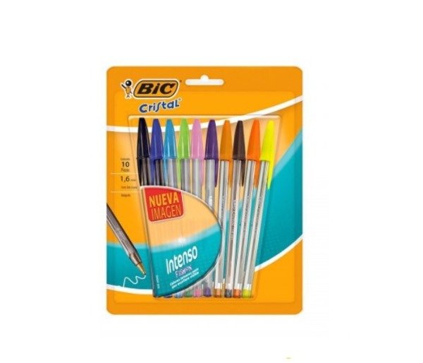 Producto - Boligrafos Cristal Fashion 1.6 X 10 BIC