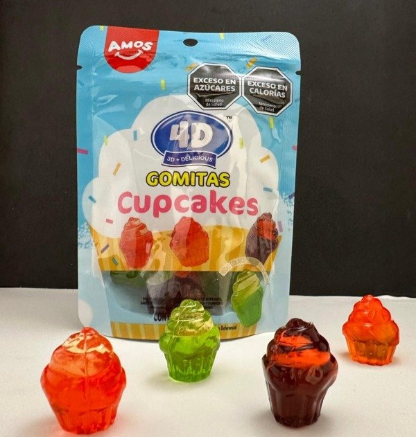Producto - Gomitas Cupcakes 4D