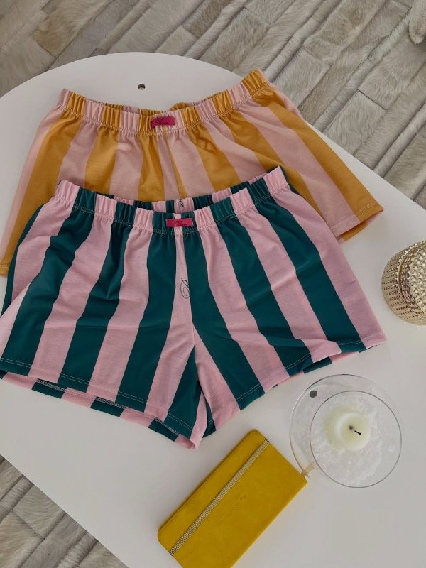 Producto - Short MILAN AMARILLO/ROSA