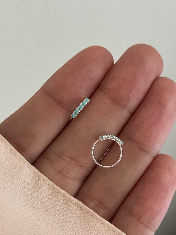 Producto - Piercing en 10mm mod turquesa