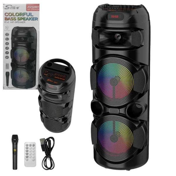 Producto - PARLANTE SING-E 8''X2