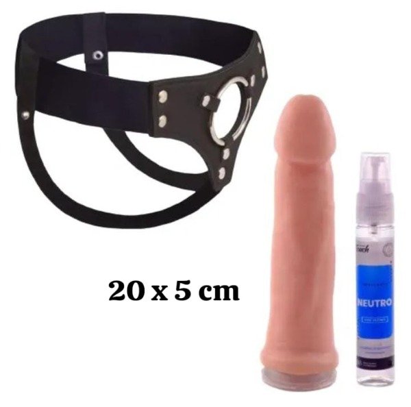 Producto - Arnés + super super 20 x 5 cm + gel lubricante 30ml