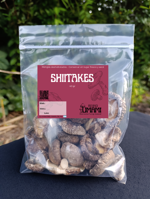 Producto - SHIITAKE DESHIDRATADO - 40 gr
