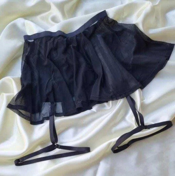 Producto - Pollera Microtul Con Ligas - Mamba - 0