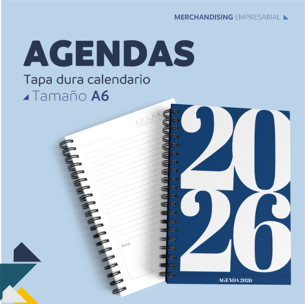 Producto - Agenda A6 Tapa dura calendario 2025