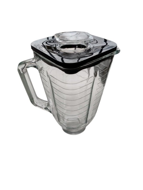 Producto - Vaso de vidrio de licuadora oster con tapa cuchilla y tuerca