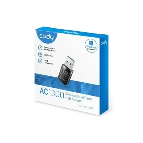 Producto - Adaptador WiFi USB Cudy WU1300S Nano AC1300 nano Dual Band