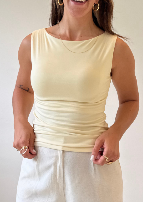 Producto - Musculosa AMBAR - Vainilla - 1