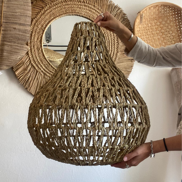 Producto - LÁMPARA GOTA SEAGRASS 45X52